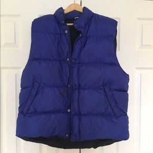 J. Crew Periwinkle Puffer Vest